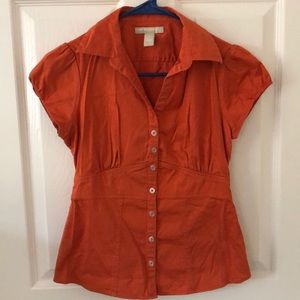 Orange Banana Republic Blouse
